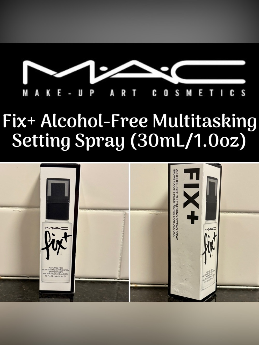 MAC Cosmetics - Fix+ Alcohol-Free Multitasking Setting Spray - New